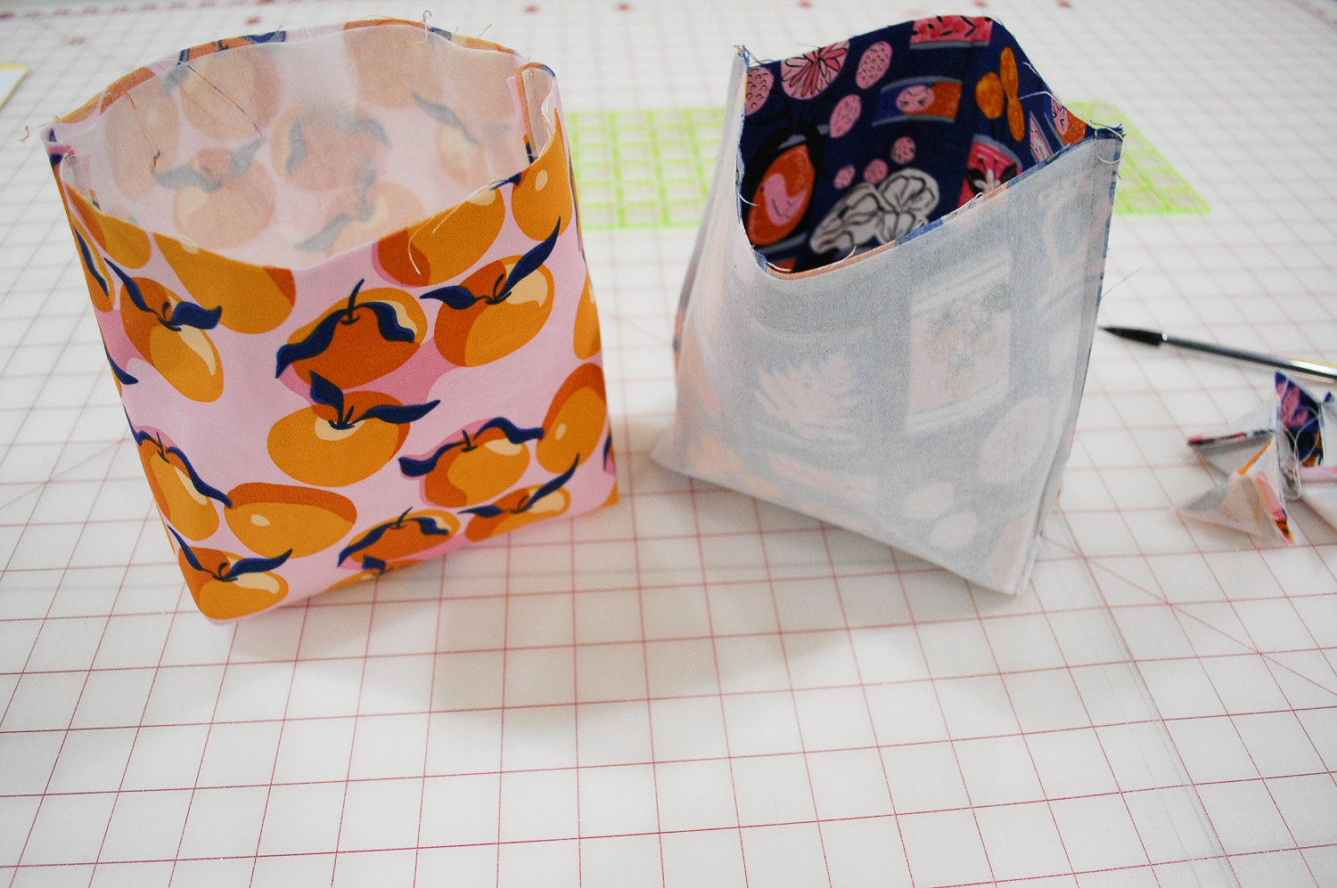 Easy Fabric Basket Tutorial – A Beginner Sewing Project - Tangled ...