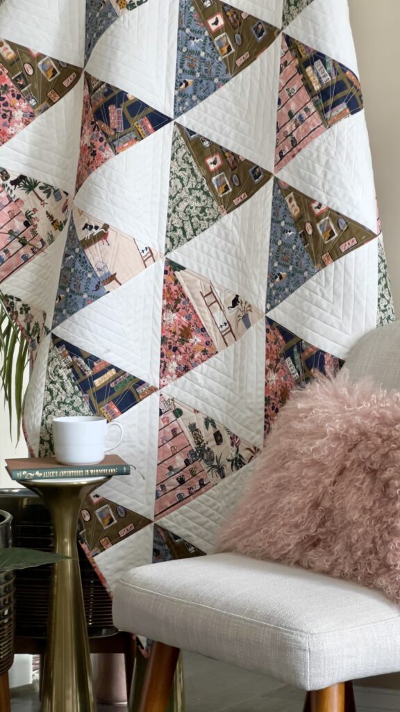 To The Point Quilt (Free from Cloud) featuring Sanctuary fabric by Louise Cunningham