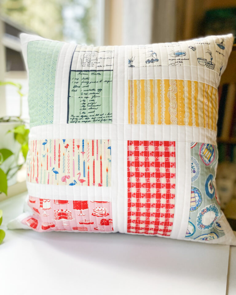 Piece of Cake Pillow Sewing Tutorial