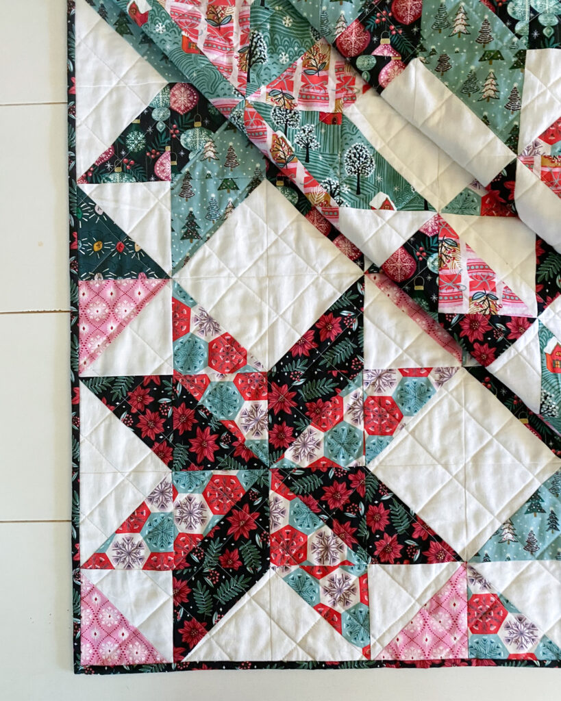 Charm Star star quilt pattern using charm squares