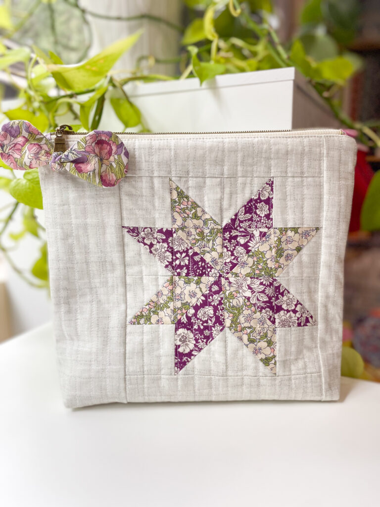 Iris Pouch – new zipper pouch quilt pattern inspired by Jen’s late mom