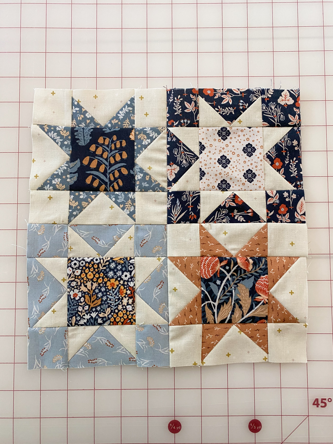 How to Make Flying Geese Four-at-a-Time (+ Free Cutting Chart!)
