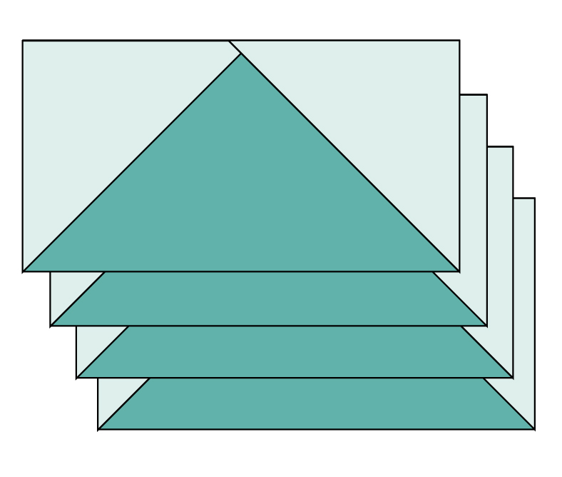 Trimmed Flying Geese blocks using four-at-a-time method