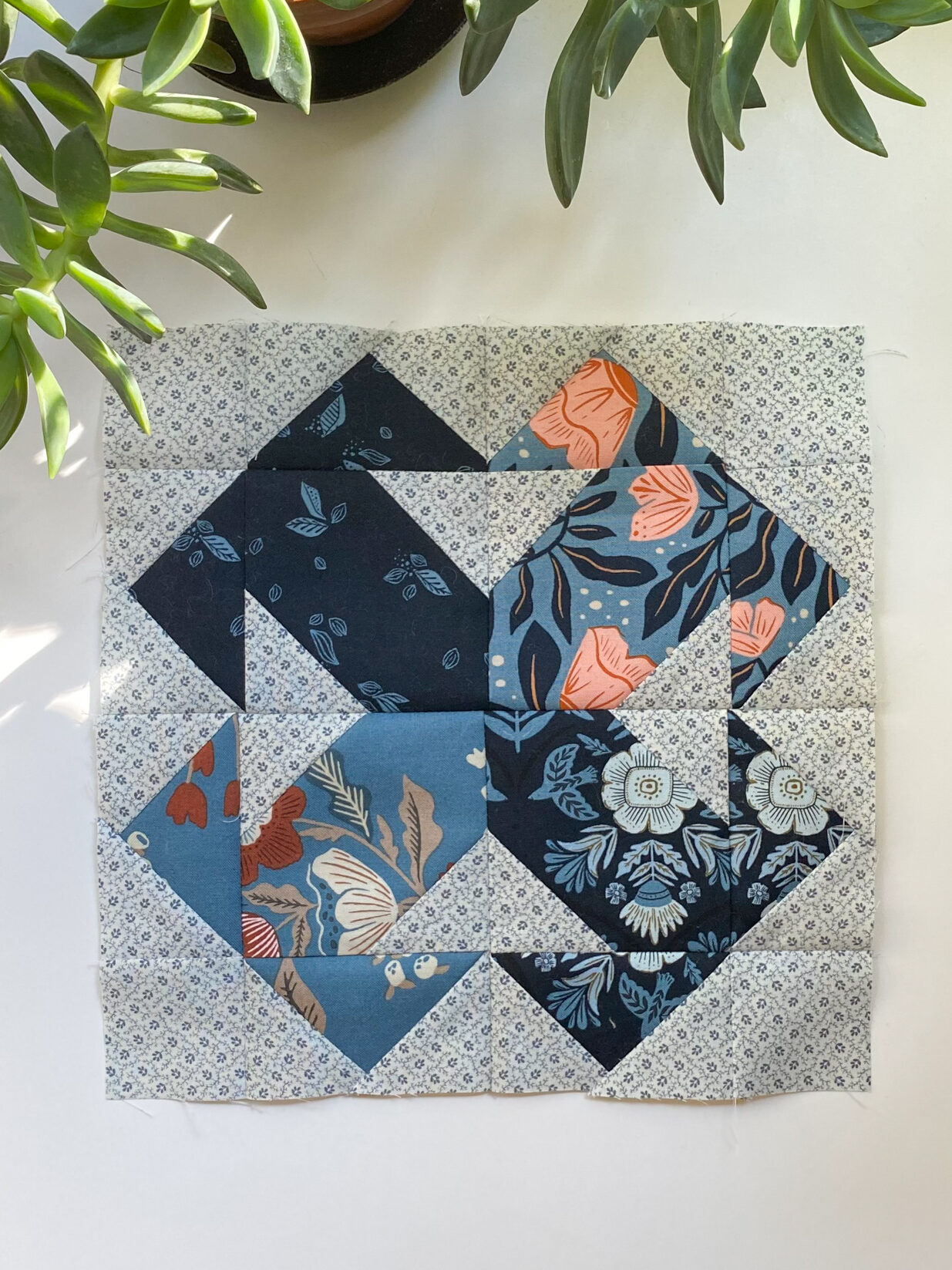 Moda Blockheads 6 Block 13 Toadstool Twist