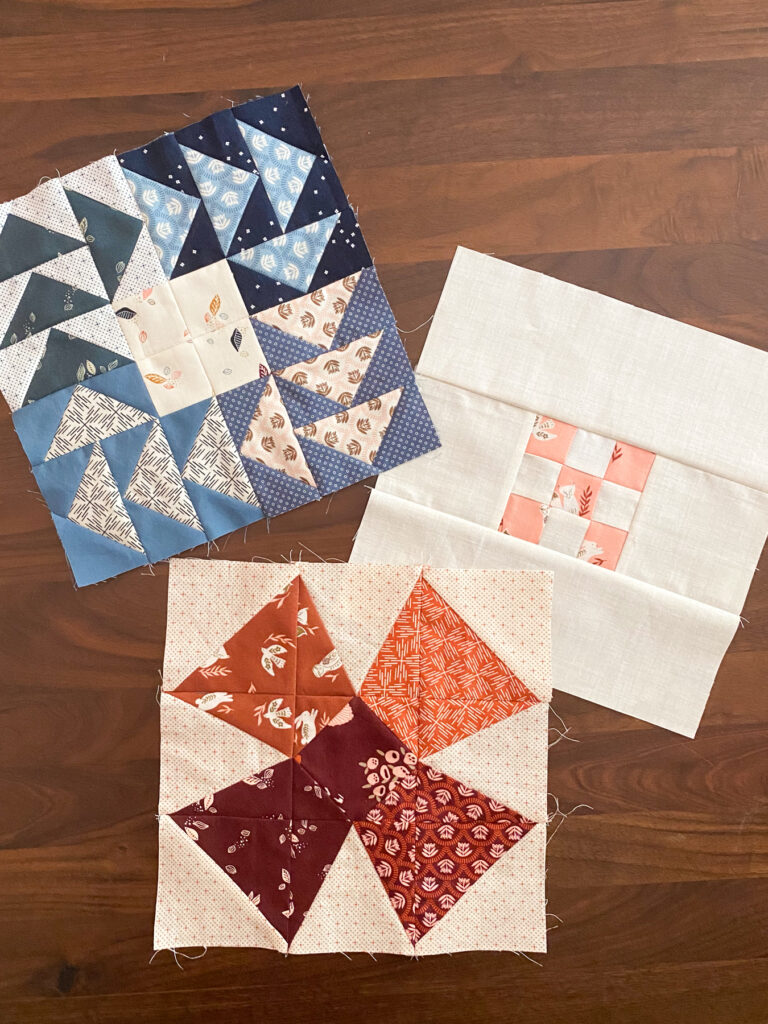 Moda Blockheads 6: Blocks 15-17 – Petal Pusher, Cloud Nine, and Ninth Wonder