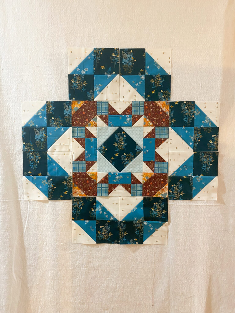 Points of Interest Quilt Update: Square-in-a-Square Center & Flying Geese