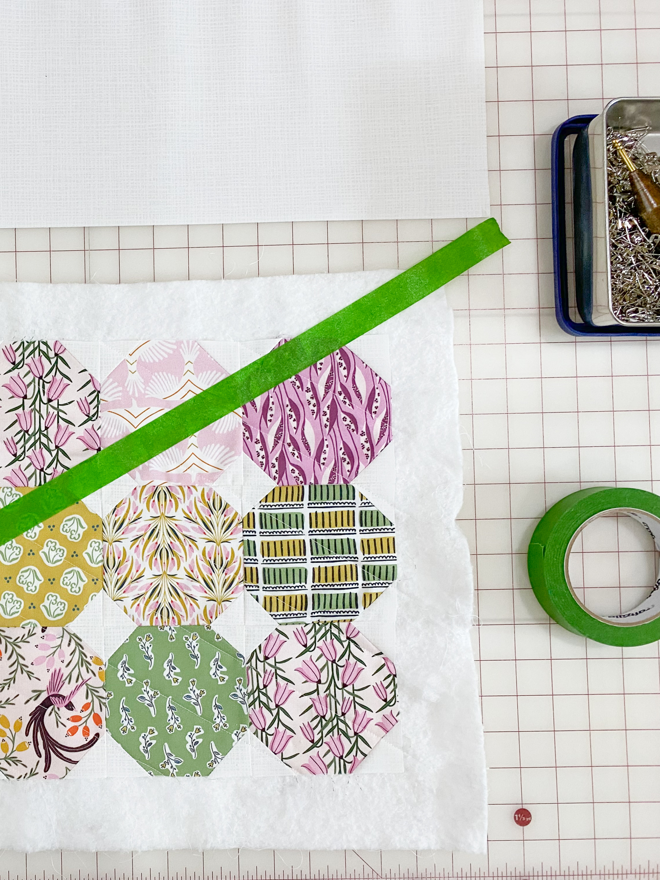 How to Quilt Straight Lines with Painter’s Tape (Beginner-Friendly Tutorial)