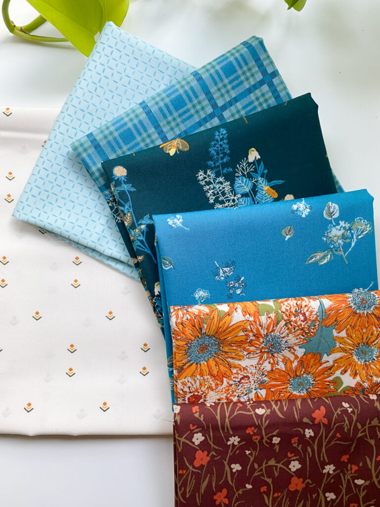 Points of Interest quilt kit Heirloom fabric by Sharon Holland for Art Gallery Fabrics