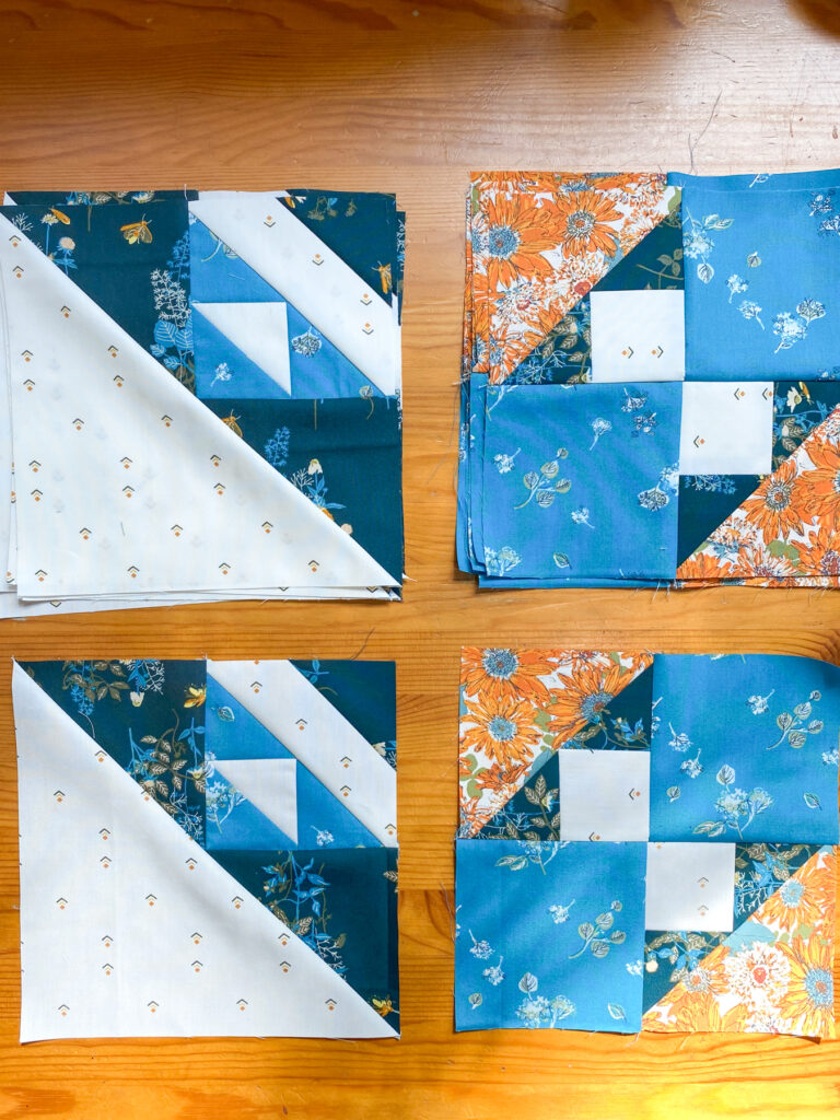 Points of Interest Quilt Block of the Month – Blocks E and F