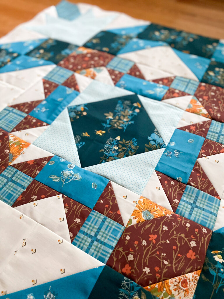 Points of Interest Quilt by American Patchwork and Quilting quilt progress